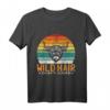 Wild Hair Don't Care Kuh T-Shirt für schottische Highland-Rinder-Fans - Vintage Design für Kuhliebhaber und Bauern