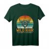 Wild Hair Don't Care Kuh T-Shirt für schottische Highland-Rinder-Fans - Vintage Design für Kuhliebhaber und Bauern