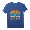 Wild Hair Don't Care Kuh T-Shirt für schottische Highland-Rinder-Fans - Vintage Design für Kuhliebhaber und Bauern