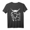 Hochlandrind Kuh Highland Cattle T-Shirt – Witziges Geschenk für Züchter, Landwirte & Highland Kühliebhaber zu Geburtstag & Weihnachten