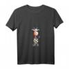 Damen Drollige Kuh I Kühe Comic I Fun Bauernhoftiere Tiermotiv T-Shirt mit V-Ausschnitt – Lustiges Geschenk für Kinder, Damen & Tierliebhaber