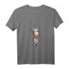 Damen Drollige Kuh I Kühe Comic I Fun Bauernhoftiere Tiermotiv T-Shirt mit V-Ausschnitt – Lustiges Geschenk für Kinder, Damen & Tierliebhaber
