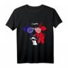 Amerikanische Flagge Kuh Sonnenbrille Bauernhof Liebe Kühe T-Shirt – Perfektes Geschenk für Tier- und Bauernhofliebhaber zu Weihnachten, Geburtstag & Anlässen