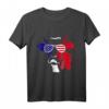 Amerikanische Flagge Kuh Sonnenbrille Bauernhof Liebe Kühe T-Shirt – Perfektes Geschenk für Tier- und Bauernhofliebhaber zu Weihnachten, Geburtstag & Anlässen
