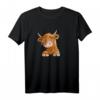 Schottisches Hochlandrind Kopf Pullover Hoodie – Lustiges Comic-Design für Tierliebhaber, Kinder & Humorfans, ideales Geschenk zu Weihnachten & Geburtstag