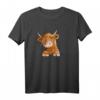 Schottisches Hochlandrind Kopf Pullover Hoodie – Lustiges Comic-Design für Tierliebhaber, Kinder & Humorfans, ideales Geschenk zu Weihnachten & Geburtstag