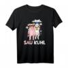 Sau Kuhl Wortspiel T-Shirt mit Kuh und Schwein – Lustiges Bauern- und Tiermotiv für Landwirte, Tierliebhaber und Fans von Humor-Shirts