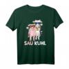 Sau Kuhl Wortspiel T-Shirt mit Kuh und Schwein – Lustiges Bauern- und Tiermotiv für Landwirte, Tierliebhaber und Fans von Humor-Shirts