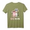 Sau Kuhl Wortspiel T-Shirt mit Kuh und Schwein – Lustiges Bauern- und Tiermotiv für Landwirte, Tierliebhaber und Fans von Humor-Shirts