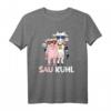 Sau Kuhl Wortspiel T-Shirt mit Kuh und Schwein – Lustiges Bauern- und Tiermotiv für Landwirte, Tierliebhaber und Fans von Humor-Shirts