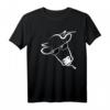 Lustiges Kuh mit Sonnenbrille Landwirt Landwirtin T-Shirt – Perfekte Geschenkidee für Tierliebhaber und Landwirte