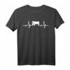 Kuh Herzschlag T-Shirt für Kuhliebende Mütter - Lustiges Tier-Outfit für Bauern, Rodeos & Auktionen