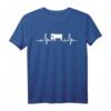 Kuh Herzschlag T-Shirt für Kuhliebende Mütter - Lustiges Tier-Outfit für Bauern, Rodeos & Auktionen
