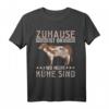 Zuhause Ist Wo Meine Kühe Sind Kuh Bauern Landwirt T-Shirt - Perfektes Geschenk für Landwirte, Bauern und Kuhliebhaber