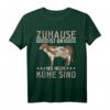 Zuhause Ist Wo Meine Kühe Sind Kuh Bauern Landwirt T-Shirt - Perfektes Geschenk für Landwirte, Bauern und Kuhliebhaber