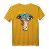 Hipster Kuh Kühe Stall Bauernhof Shirt – Lustiges Party T-Shirt für Kuh- und Bauernhof-Liebhaber