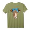 Hipster Kuh Kühe Stall Bauernhof Shirt – Lustiges Party T-Shirt für Kuh- und Bauernhof-Liebhaber