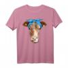 Hipster Kuh Kühe Stall Bauernhof Shirt – Lustiges Party T-Shirt für Kuh- und Bauernhof-Liebhaber