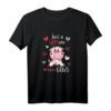 Nur ein Mädchen, das Kühe liebt - Dorfkind Geschenk T-Shirt für Landfrauen, Bäuerinnen & Kuhliebhaberinnen zu Weihnachten & Geburtstag
