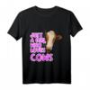 Kuh Outfit Damen Mädchen - Lustiges T-Shirt mit Spruch 'Just A Girl Who Loves Cows' für Tierfreunde, Geburtstag & Weihnachten