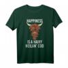 Happiness Is A Harry Heilan' Coo T Shirt Hochland Kuh - Lustiges Geschenk für Kuhliebhaber, Milchbauern & Familienmitglieder