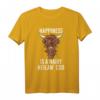 Happiness Is A Harry Heilan' Coo T Shirt Hochland Kuh - Lustiges Geschenk für Kuhliebhaber, Milchbauern & Familienmitglieder
