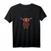 JiMMY Highland-Kuh Aufdruck T-Shirt – Lustiges und bezauberndes Tiermotiv, perfektes Geschenk für Geburtstage, Weihnachten und Tierliebhaber