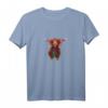 JiMMY Highland-Kuh Aufdruck T-Shirt – Lustiges und bezauberndes Tiermotiv, perfektes Geschenk für Geburtstage, Weihnachten und Tierliebhaber