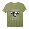 Mir ist egal was irgendjemand über mich denkt außer Kühe - Lustiges Kuh T-Shirt für Landwirte und Rinderzüchter, Geschenk für Bauern
