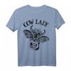 Cow Lady T-Shirt Mandala Kuh Landwirtin Geschenk - Perfekt für Bäuerinnen, Tierliebhaberinnen und Landwirtschaftsmesse