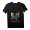 Vintage Kuh T-Shirt für Damen mit V-Ausschnitt - Perfektes Geschenk für Tierliebhaberinnen, Bauernhof-Fans & Kuh-Liebhaberinnen