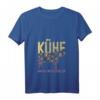 Vintage Kuh T-Shirt für Damen mit V-Ausschnitt - Perfektes Geschenk für Tierliebhaberinnen, Bauernhof-Fans & Kuh-Liebhaberinnen