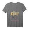 Vintage Kuh T-Shirt für Damen mit V-Ausschnitt - Perfektes Geschenk für Tierliebhaberinnen, Bauernhof-Fans & Kuh-Liebhaberinnen
