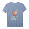 Herren LustBULLE Lustiges Wortspiel T-Shirt mit Stier Kuh Motiv – Humorvolles Geschenk für Geburtstag & Weihnachten