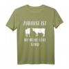 Lustiges Kuh T-Shirt - Zuhause ist wo meine Küche sind für Bauern, Kuhliebhaber & Landwirte, perfekt als Geschenk für Geburtstag & Weihnachten