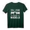 Ich liebe meine Mädels Damen Geschenk Kuh T-Shirt – Perfektes Tierliebhaber-Design für Landwirte, Bauern und Kuh-Fans