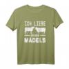 Ich liebe meine Mädels Damen Geschenk Kuh T-Shirt – Perfektes Tierliebhaber-Design für Landwirte, Bauern und Kuh-Fans