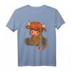 Schottische Highland Kuh Liebhaber Niedliche Kuh Highland Kuh T-Shirt für Damen und Herren