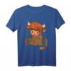 Schottische Highland Kuh Liebhaber Niedliche Kuh Highland Kuh T-Shirt für Damen und Herren