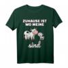 Zuhause ist, wo meine Kühe sind T-Shirt – Lustiges Kuh-Motiv, ideales Geschenk für Kuhhalter, Züchter & Tierliebhaber zu Geburtstag oder Weihnachten