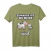 Zuhause ist, wo meine Kühe sind T-Shirt – Lustiges Kuh-Motiv, ideales Geschenk für Kuhhalter, Züchter & Tierliebhaber zu Geburtstag oder Weihnachten