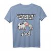 Zuhause ist, wo meine Kühe sind T-Shirt – Lustiges Kuh-Motiv, ideales Geschenk für Kuhhalter, Züchter & Tierliebhaber zu Geburtstag oder Weihnachten