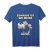Zuhause ist, wo meine Kühe sind T-Shirt – Lustiges Kuh-Motiv, ideales Geschenk für Kuhhalter, Züchter & Tierliebhaber zu Geburtstag oder Weihnachten