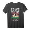 Kühe und Wein Landwirt Bauer Kuhstall T-Shirt – Perfekt für Landwirtinnen, Traktorfahrer & Bauernhofliebhaber