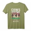 Kühe und Wein Landwirt Bauer Kuhstall T-Shirt – Perfekt für Landwirtinnen, Traktorfahrer & Bauernhofliebhaber