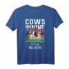 Kühe und Wein Landwirt Bauer Kuhstall T-Shirt – Perfekt für Landwirtinnen, Traktorfahrer & Bauernhofliebhaber