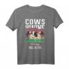 Kühe und Wein Landwirt Bauer Kuhstall T-Shirt – Perfekt für Landwirtinnen, Traktorfahrer & Bauernhofliebhaber