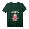 Damen Yoga Namaste Kuh T-Shirt mit V-Ausschnitt – Lustiges Yoga Kuh Geschenk für Yoga-Fans und Landwirte