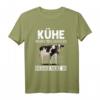 Kühe Machen Mich Glücklich Du Eher Nicht So Landwirt Kuh T-Shirt – Lustiges Geschenk für Landwirte, Bauern und Kuhliebhaber