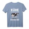 Kühe Machen Mich Glücklich Du Eher Nicht So Landwirt Kuh T-Shirt – Lustiges Geschenk für Landwirte, Bauern und Kuhliebhaber